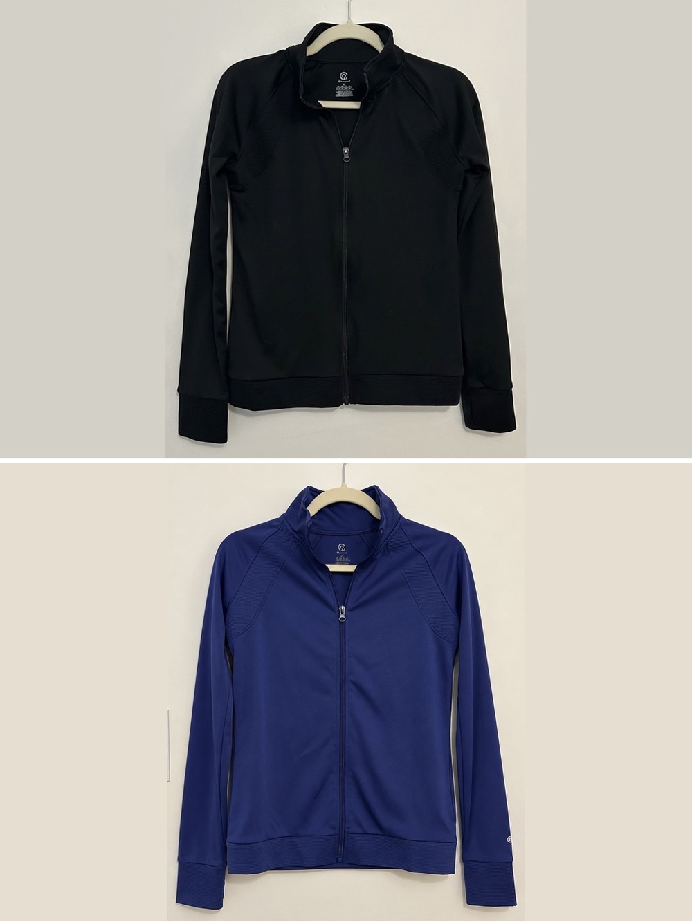 Champion Kids 2-Jacket Bundle - Blue & Black Bomber Jackets